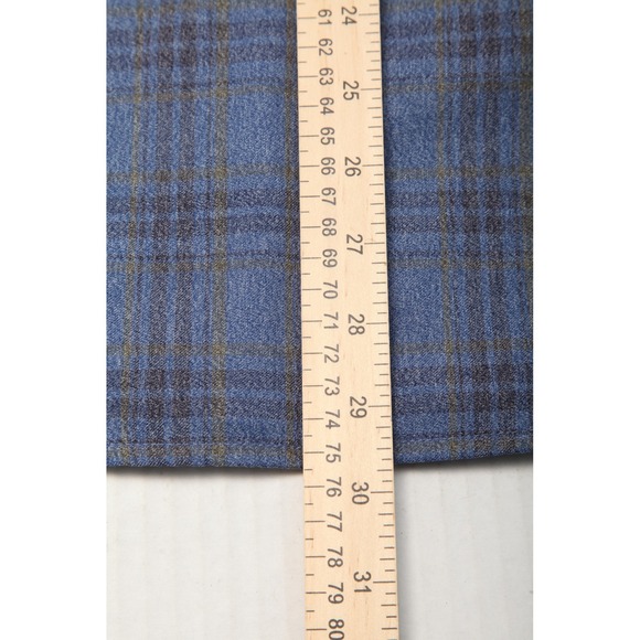 Orvis Shirt Mens Large Blue Plaid Active Fit Long Sleeve Button Front Outdoor - Picture 9 of 10